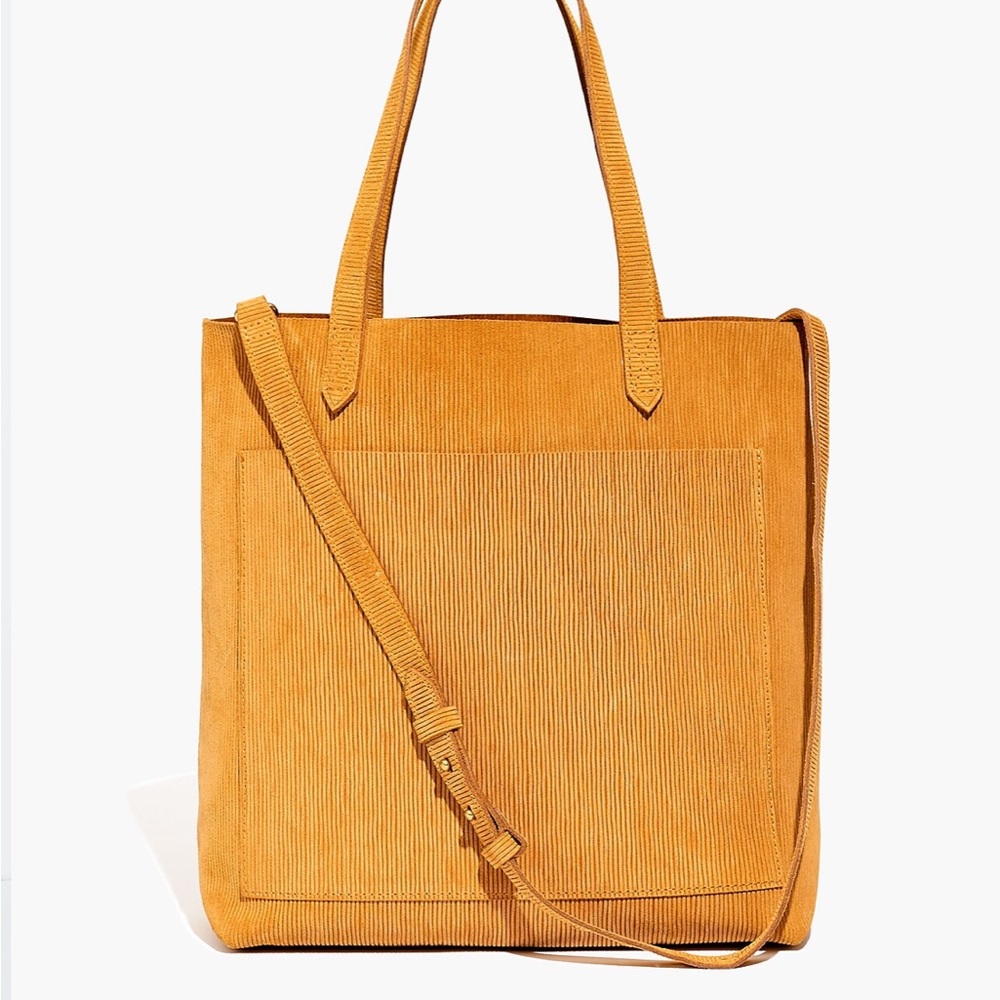 NWOT The Medium Transport Tote: Corduroy Suede Edition